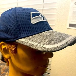New Era NFL Seattle Seahawks Men’s Blue Grey Baseball Cap Size S/M